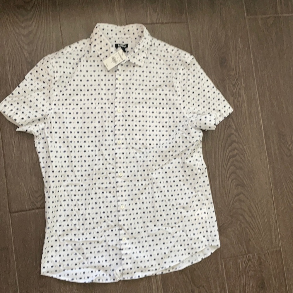 Express button down shirt Size M NWT
